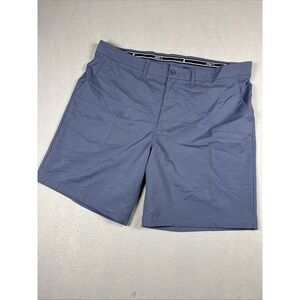 Johnnie-O Mens Size 44‎ Golf Shorts Slate Blue Stretch Flat Front